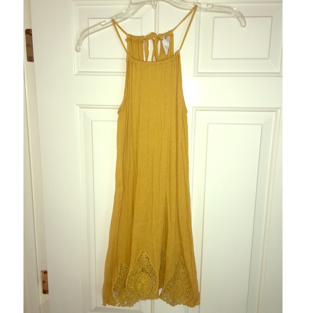 Yellow summer dress